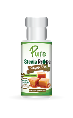 Picture of Υγρή Στέβια Με Γεύση Καραμέλα Pure Stevia Drops Caramel